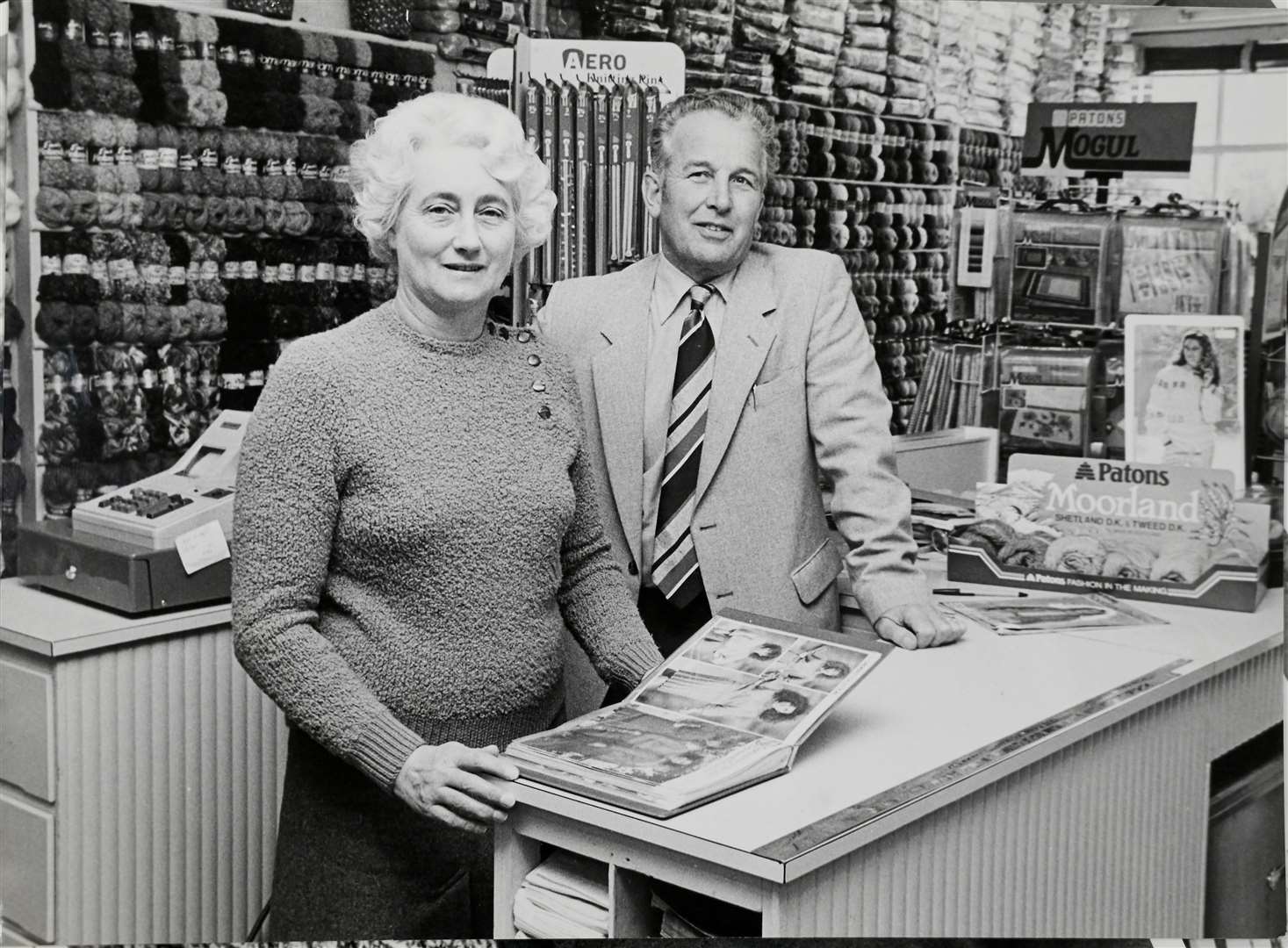 Sombra and Bert Patrick ran Diss Wool Shop for the best part of 40 years.