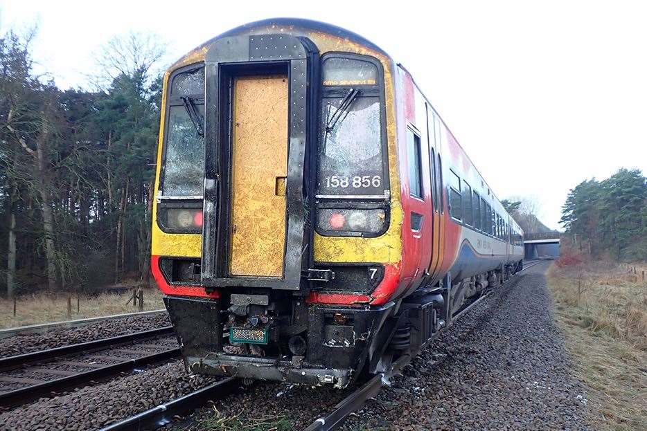 A report into a Roudham Heath passenger train derailment has been released. Picture: RAIB