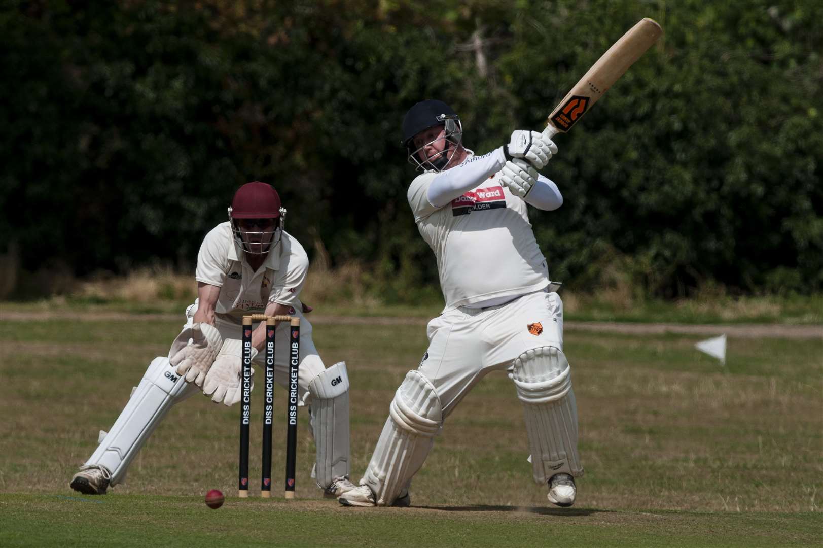 Diss, Norfolk. 04 August 2018 ..CRICKET: Diss v Downham - Rob Tooke in bat for Diss. ..Picture by Mark Bullimore Photography. (3433789)
