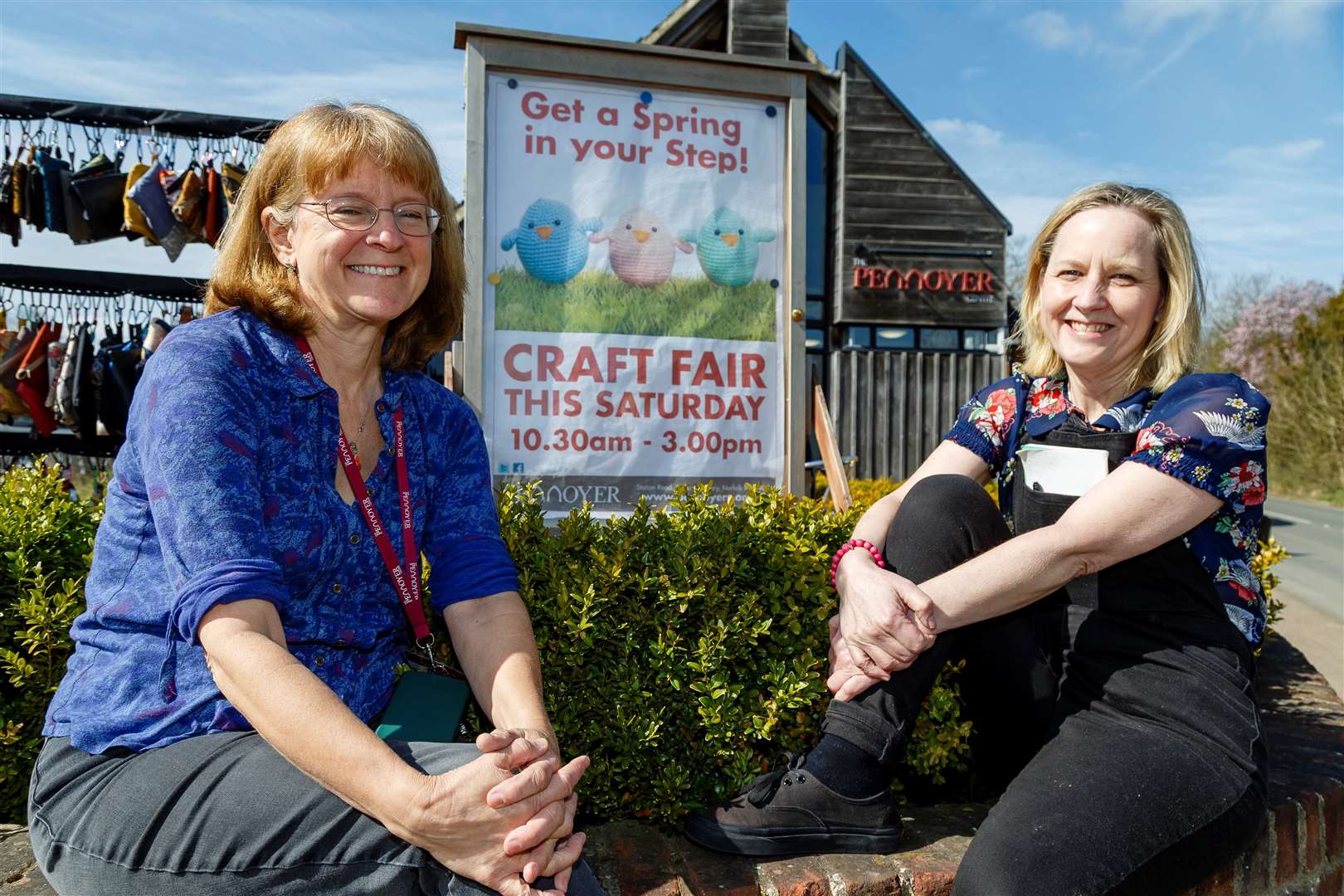 Kath Jones, left, with Sophie Taylor. Pictures: Mark Bullimore