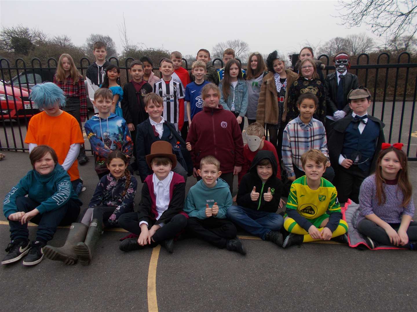 Year 6 pupils of Bressingham Primary School.