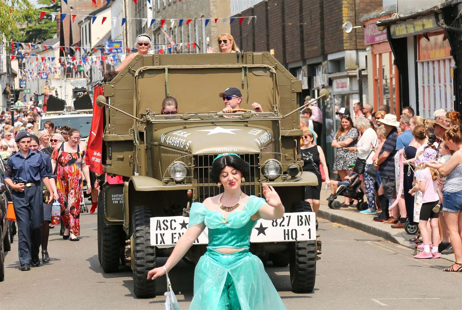 Mere Street marveled as the parade went by. Pictures: Gary Donnison