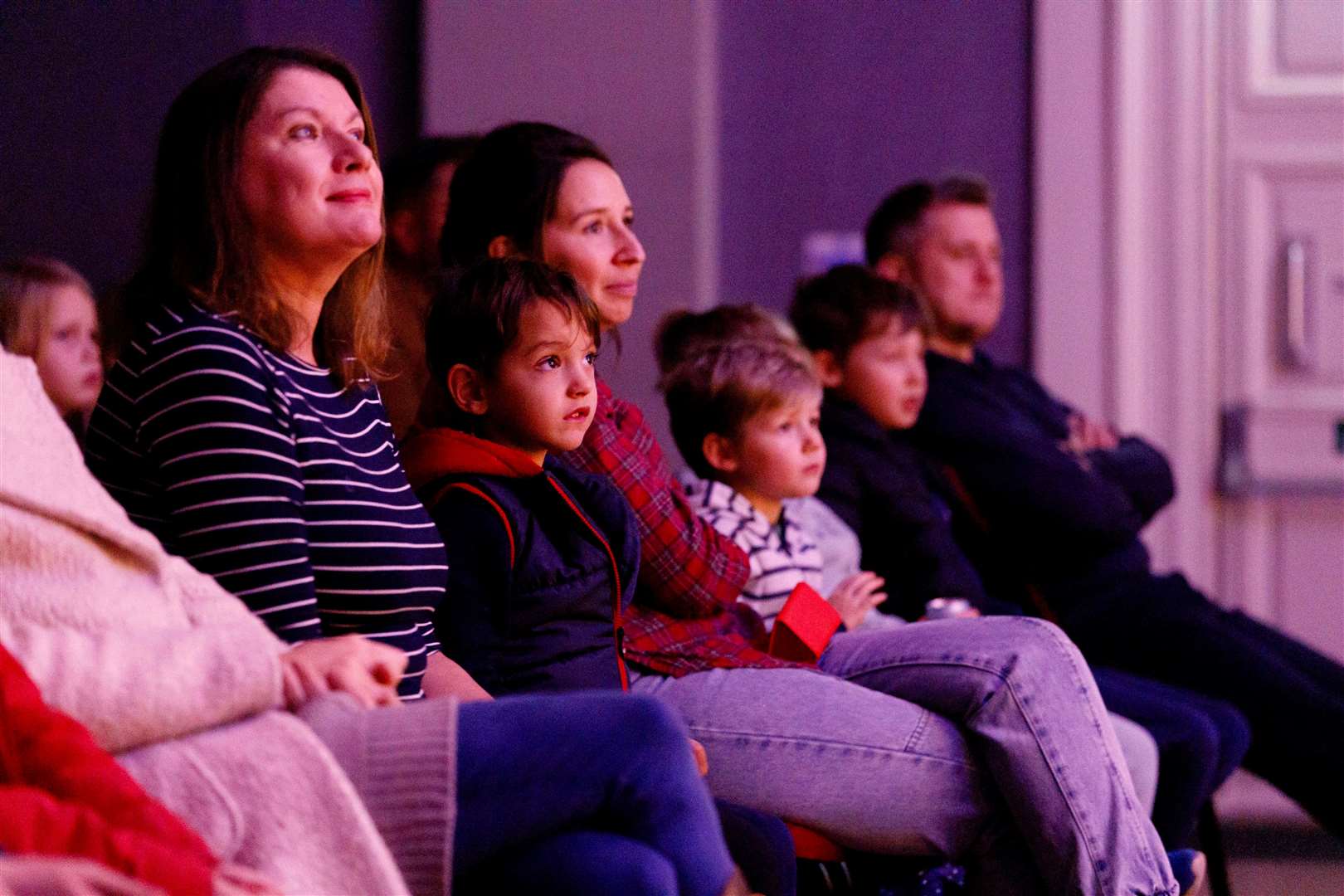 Audience members were kept on the edge of their seats.