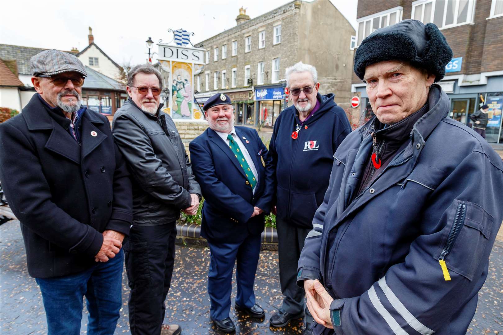 Mike Garnham, Greg Henderson, Neil Kerr, Bob Rogers and Adrian Kitchen. Picture: Mark Bullimore