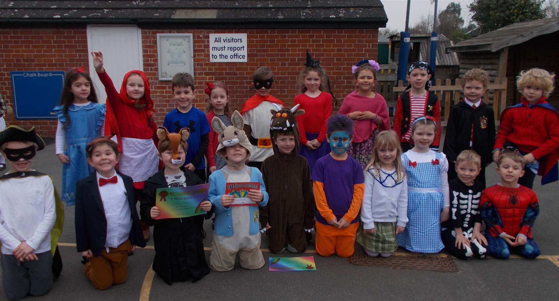 Year 1 pupils of Bressingham Primary School.