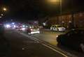 Police attend accident between a pedestrian and motor scooter in Diss