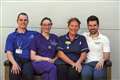 On the front line: Family fighting Covid together in Surrey hospital