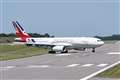 Red, white and blue makeover for plane used by PM unveiled