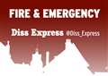 Empty building blaze in Tibenham