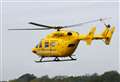 Cyclist airlifted to hospital after lorry crash
