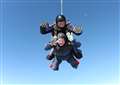 Tesco ladies leap from the skies for charity