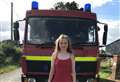Holly lights up end-of-year high school prom by arriving in style