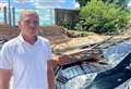 ‘My heart just sank’: Car dealer fears closure after wall collapses causing £120k damage