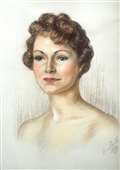 Portrait of Suffolk screen legend Jean Kent gifted to charity close to her heart