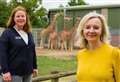 Trade Secretary Liz Truss thanks fundraisers during visit to Banham Zoo