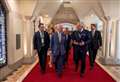 King attends climate clock launch
