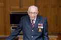 Captain Tom Moore awarded with gold Blue Peter badge for being ‘beacon of light’