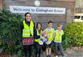 Pupils keeping an eye on school and village’s road safety