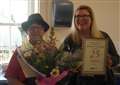Hapton dinner lady Margaret recognised for 25 year milestone