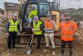 Construction work starts on 35 affordable homes project in town