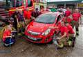 Firefighters raise more than £18,000 with car wash marathon