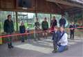 Freddie, five, invited to cut ribbon for the return of Kuzma the tiger