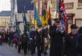 Hundreds pay respects to the fallen