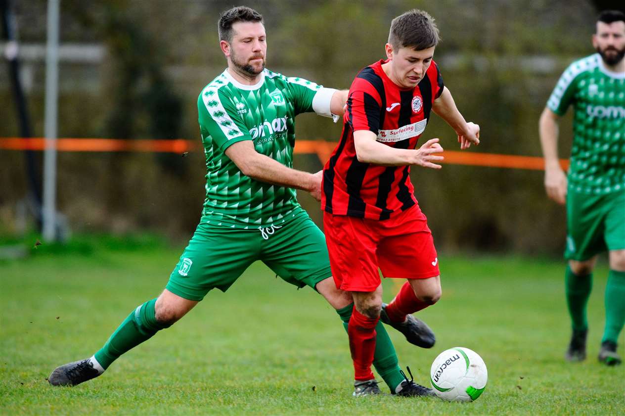 East Harling, Norfolk, 14/03/2020..Football action from East Harling v Wymondham...Morris..Picture: Mark Bullimore Photography. (32043686)