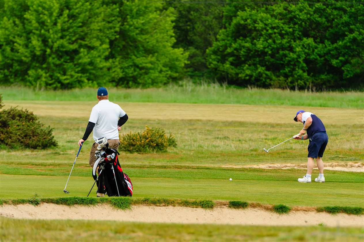 Diss, Norfolk, 20/05/2020..Diss Golf Club which was reopened to it's members on the 13th May 2020 after the Covid-19 lockdown was relaxed by the Government. . .Picture: Mark Bullimore Photography. (34967180)