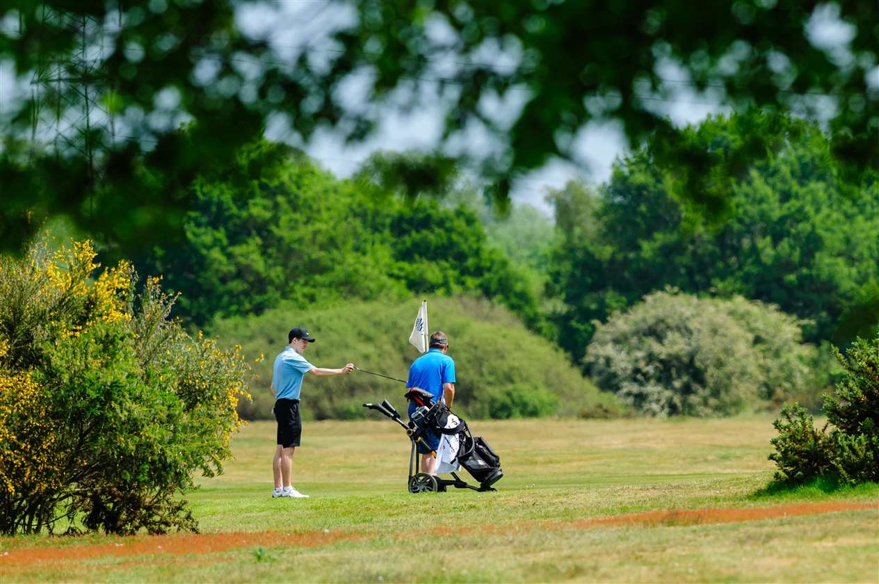 Diss, Norfolk, 20/05/2020..Diss Golf Club which was reopened to it's members on the 13th May 2020 after the Covid-19 lockdown was relaxed by the Government. . .Picture: Mark Bullimore Photography. (34967218)