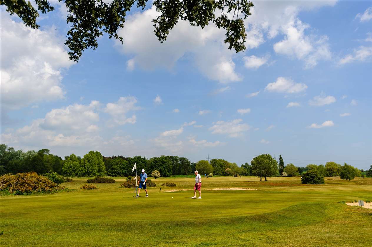 Diss, Norfolk, 20/05/2020..Diss Golf Club which was reopened to it's members on the 13th May 2020 after the Covid-19 lockdown was relaxed by the Government. . .Picture: Mark Bullimore Photography. (34967208)
