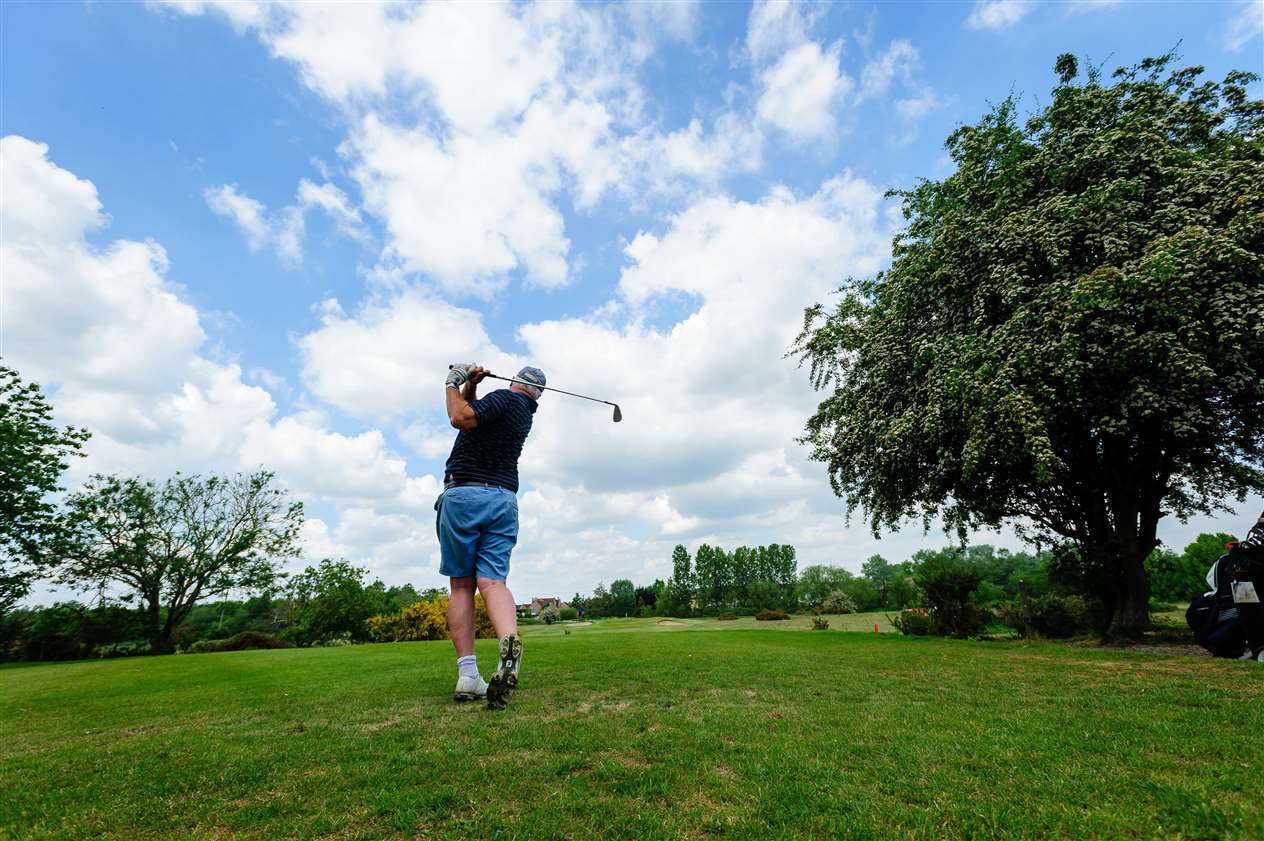 Diss, Norfolk, 20/05/2020..Diss Golf Club which was reopened to it's members on the 13th May 2020 after the Covid-19 lockdown was relaxed by the Government. . .Picture: Mark Bullimore Photography. (34967168)