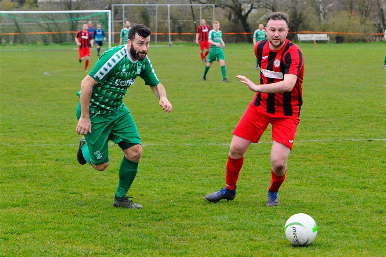East Harling, Norfolk, 14/03/2020..Football action from East Harling v Wymondham...Ward..Picture: Mark Bullimore Photography. (32043715)
