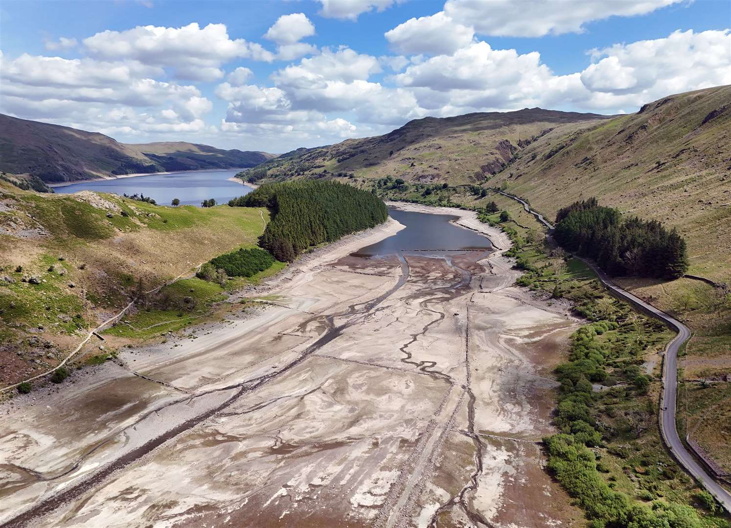 Haweswater Reservoir in the valley of Mardale, Cumbria in May (Owen Humphreys/PA)