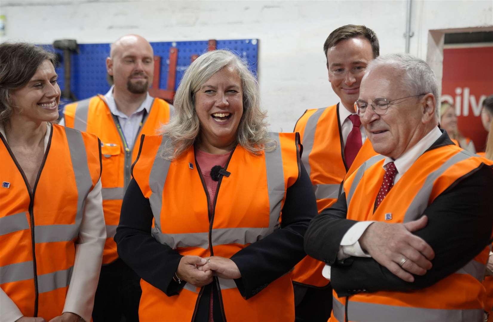 Rail minister Lord Hendy (right) said ‘these impressive results demonstrate what happens when we put passengers and communities first’ (Andrew Matthews/PA)