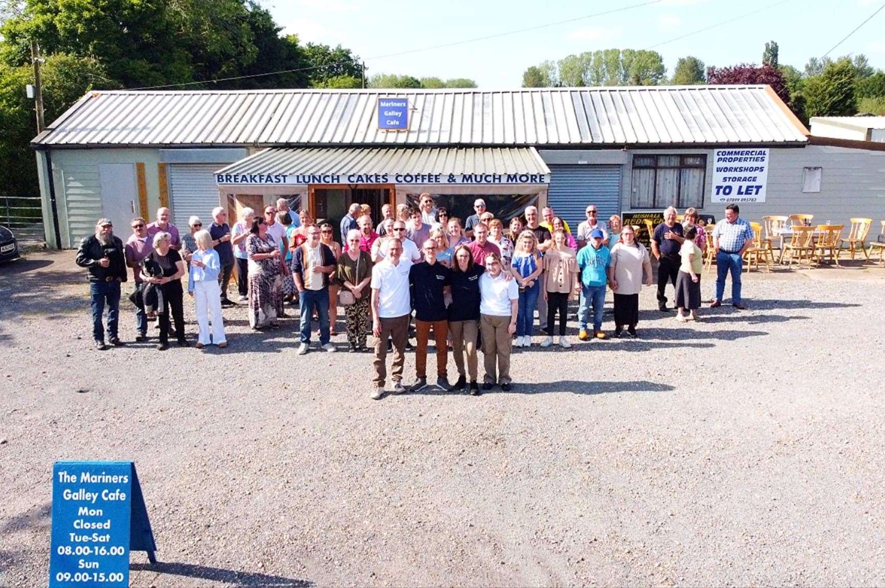The party for The Mariners Galley saw many of its customers come to celebrate. Picture submitted