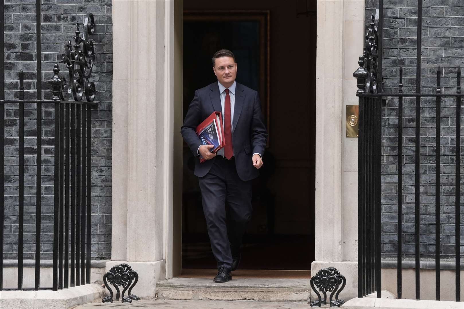 Health Secretary Wes Streeting leaves 10 Downing Street, London, following a Cabinet meeting (Stefan Rousseau/PA)