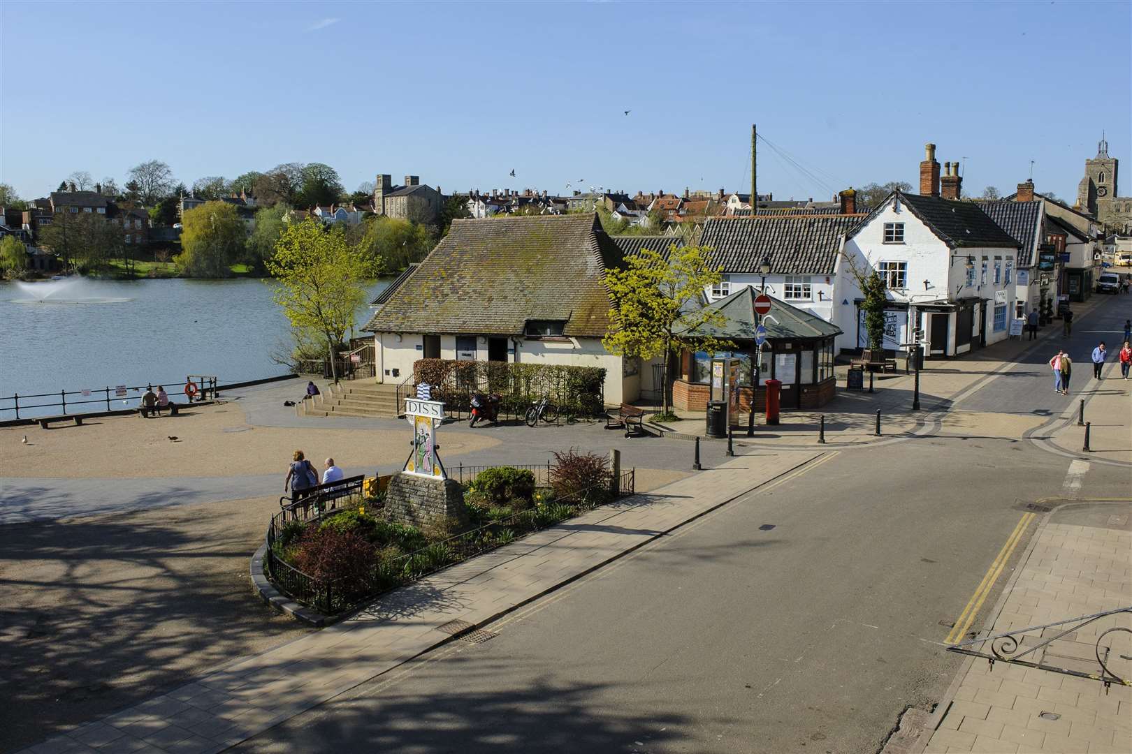 Diss Mere, site of Saturday's planned protest.