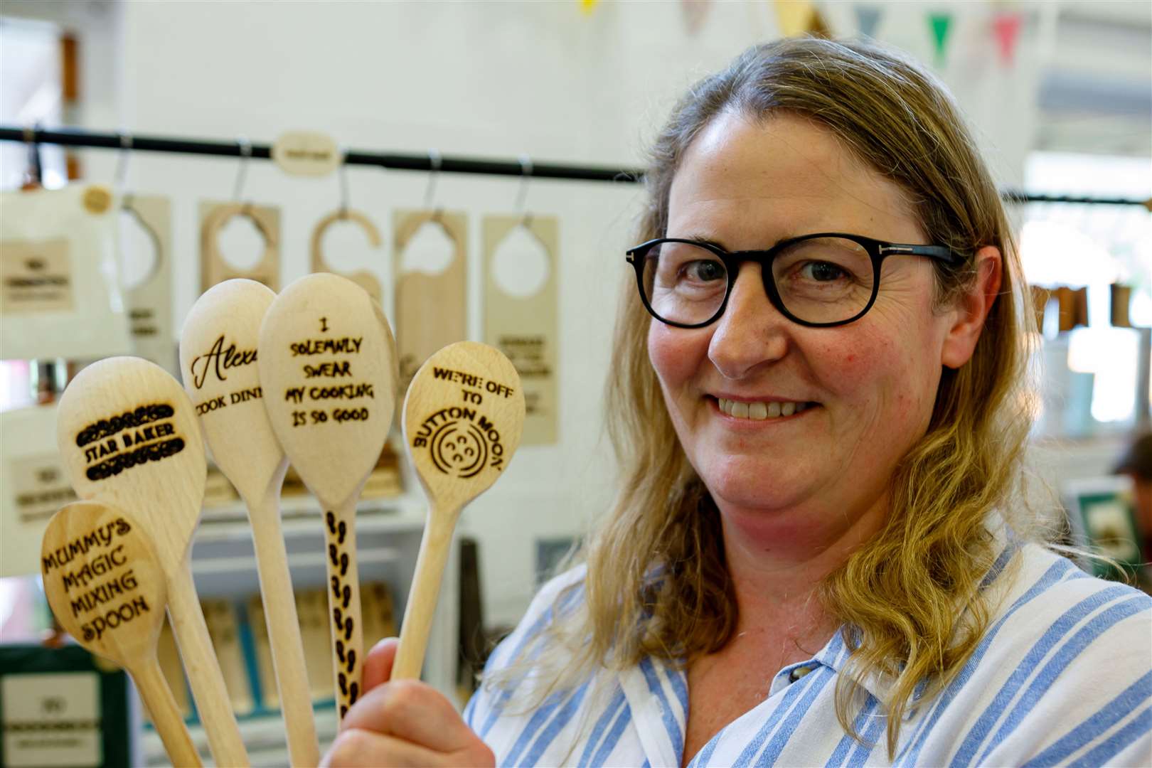 Claire Throssel of Orchard End Crafts. Picture: Mark Bullimore
