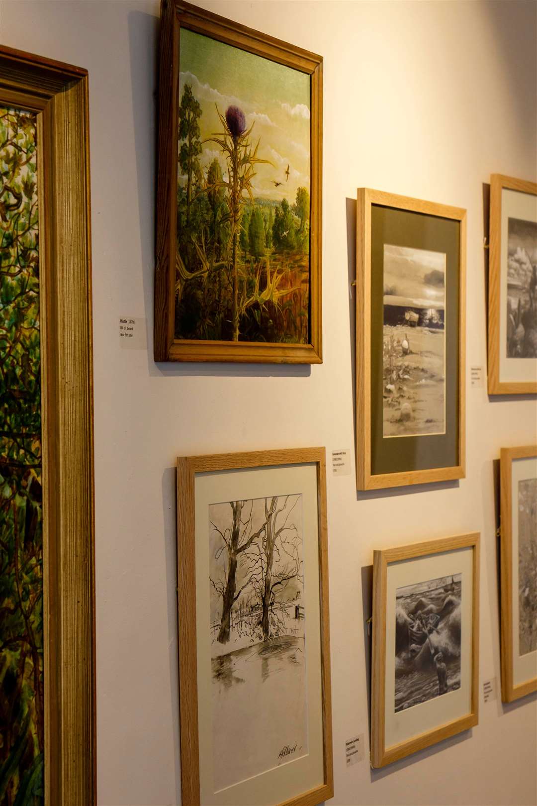 The art exhibition was held in the Upper Gallery of Diss Corn Hall. Picture: Mark Bullimore