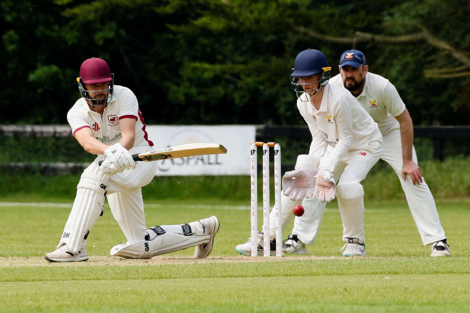 Ian Harrison recorded 22 runs for Old Buckenham against Great Melton. Picture: Mark Bullimore