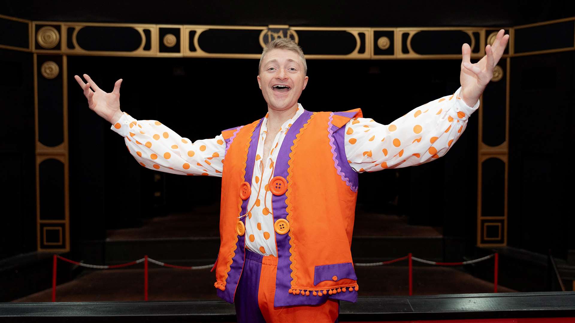 Jefferson, one of the first graduates with a masters degree in pantomime, has landed his first professional job. Picture submitted.