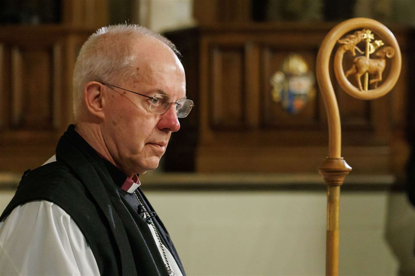 Justin Welby resigned as archbishop of Canterbury in the wake of the John Smyth sexual abuse scandal (Neil Turner/Lambeth Palace/PA)