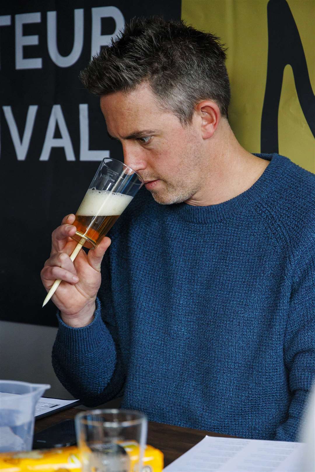 The team of certified brewing judges had to use all their know-how to whittle down competitors. Picture: Mark Bullimore