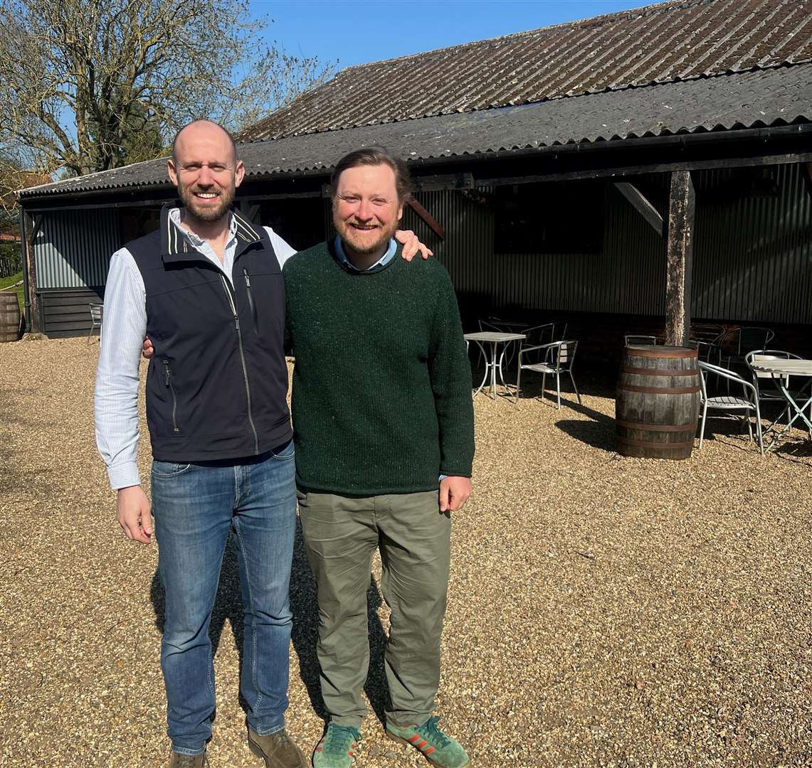 Regis and Alex Crepy, who own Blue Fig, in Abbeygate Street, Bury St Edmunds, will open Amelie at The Pizza Barn, in Wyken Vineyards, on April 26. Picture: Submitted