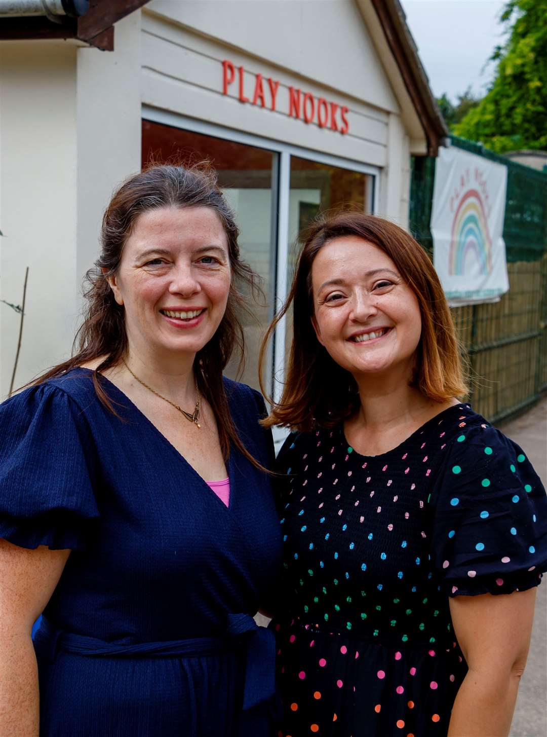 Vickie Wretham and Stephanie Tipple ran toddler groups before opening their new play area and coffee shop.