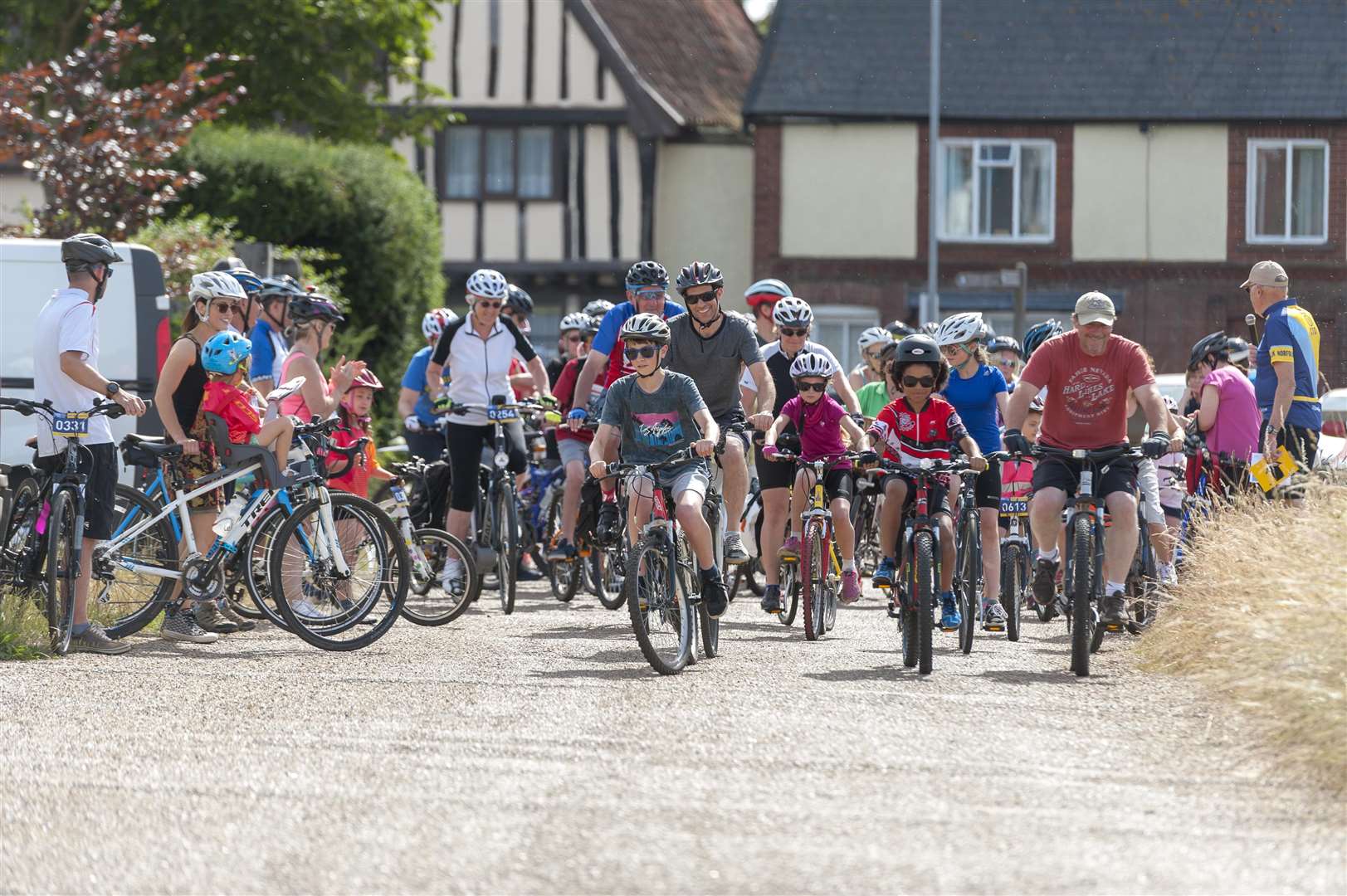 Diss Cyclathon for children and families gets underway from Fair Green in with a choice of routes of family friendly routes