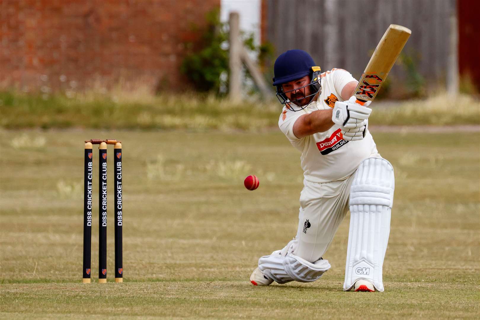 Match action from Diss’ win over Downham Stow II last weekend. Picture: Mark Bullimore