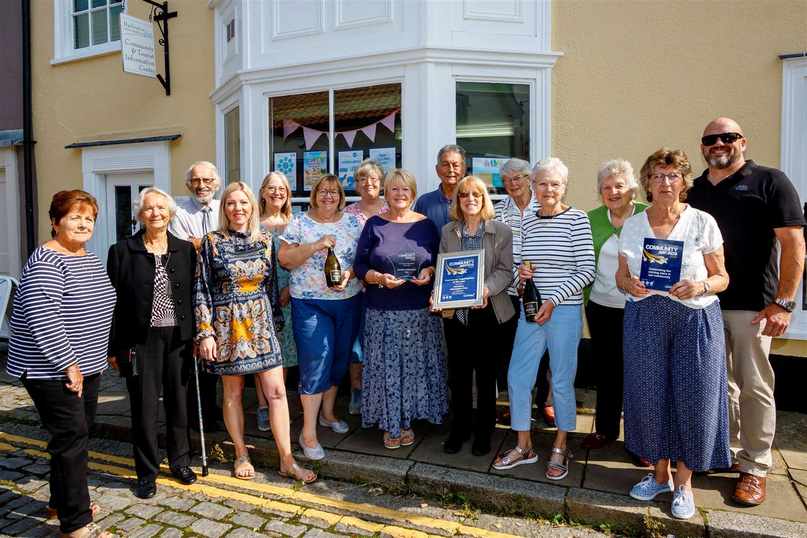 Harleston Information Plus has won the Community Organisation of the Year award at the South Norfolk Community Awards. Picture: Mark Bullimore