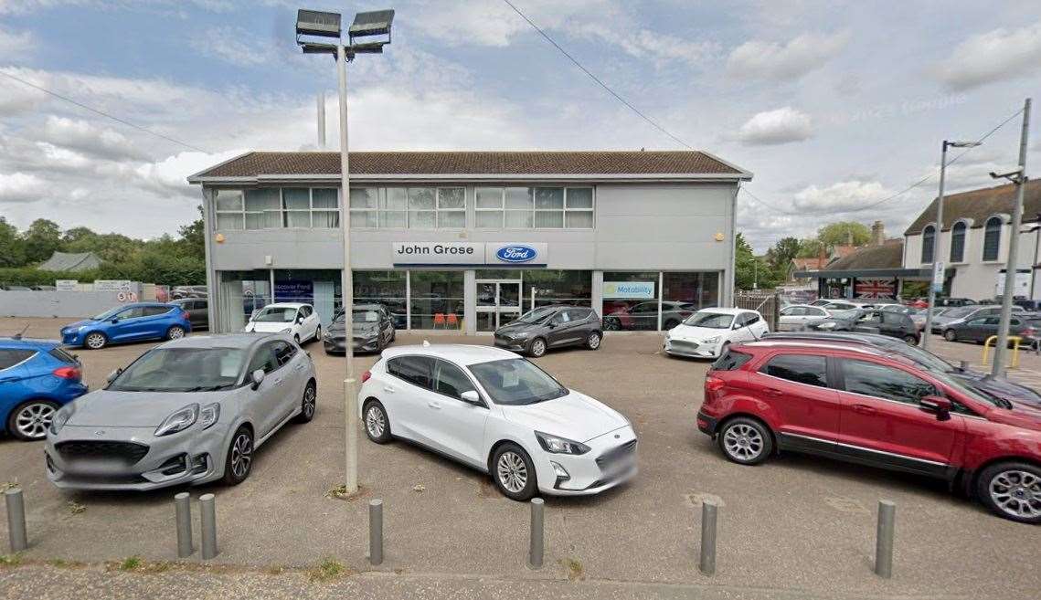 The John Grose site in Park Road, Diss. Picture: Google Maps